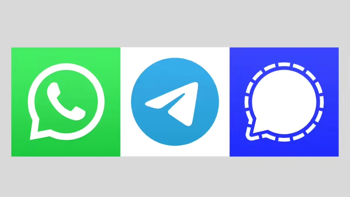 WhatsApp, Telegram and Signal