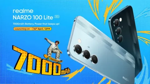 Realme Narzo 100 Lite 5G भारत में 14 अप्रैल को होगा लॉन्च: 7000mAh की ‘टाइटन’ बैटरी और 144Hz डिस्प्ले के साथ देगा दस्तक