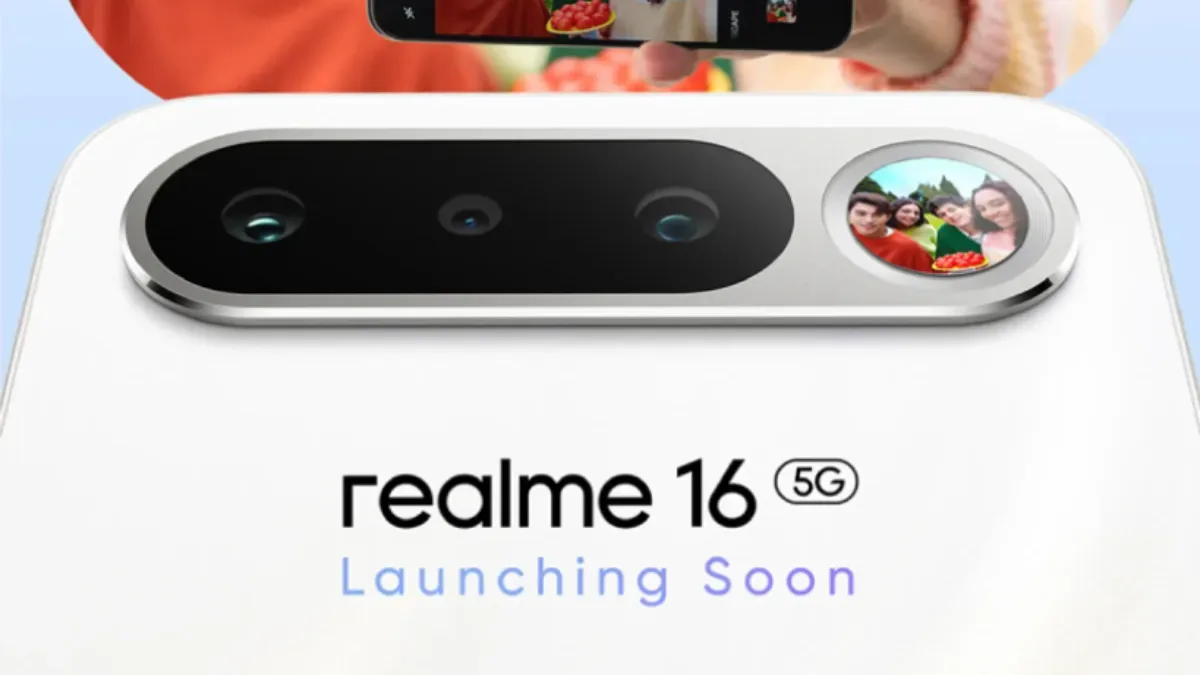 realme 16 5G with Selfie Mirror Camera
