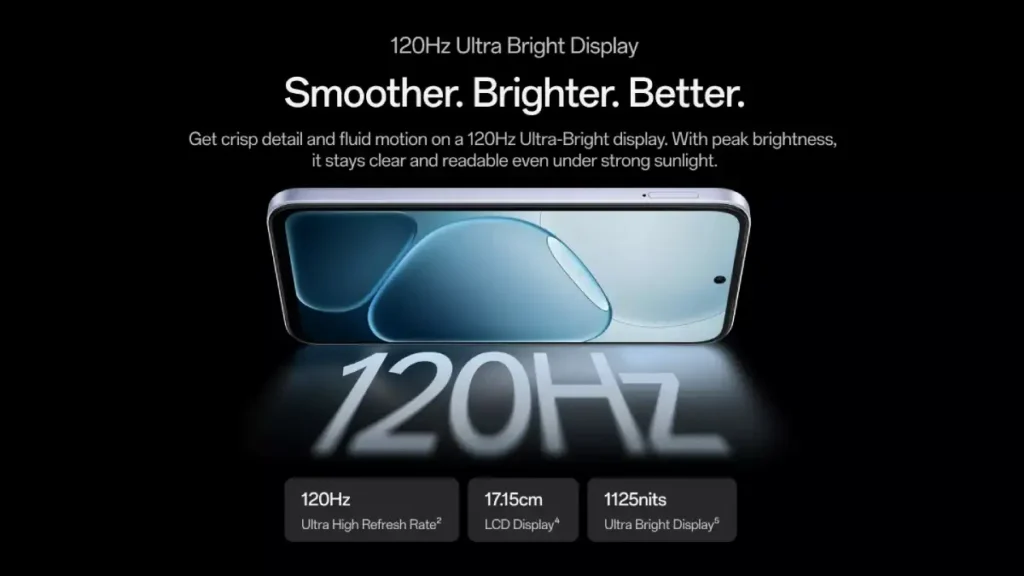 OPPO K14x 5G Display