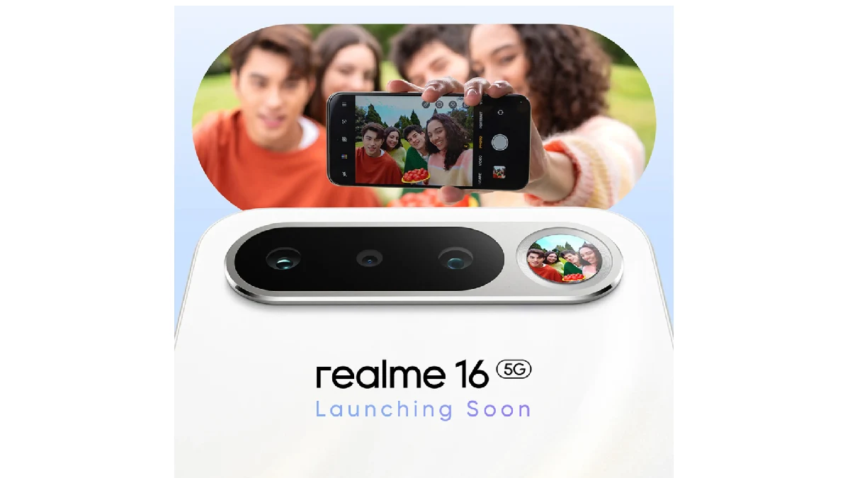 realme 16 5G with Selfie Mirror Camera