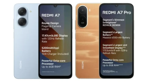 Redmi A7 4G and Redmi A7 Pro 4G Goes on Sale in India with 120Hz Display, Unisoc T7250 SoC